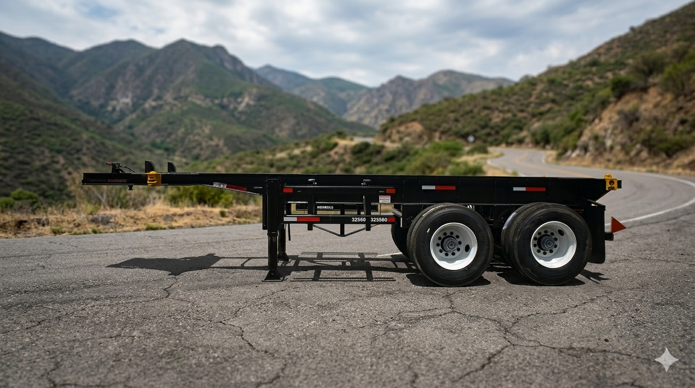 Portacontenedor 20 FT para logística y transporte eficiente de contenedores